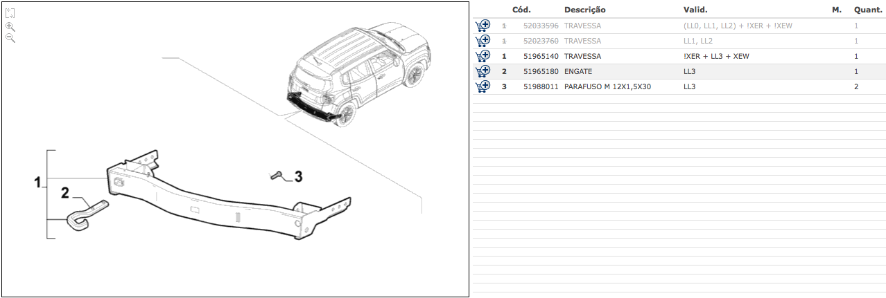 Ganchos do trailhawk no longitude 4x4 Wa10dz