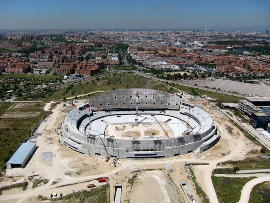 Nuevo Estadio del Atlético de Madrid: Evolución Xnsrid