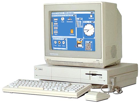 Les débuts de l'Amiga (Amiga 1000) 1985-1986 A1000