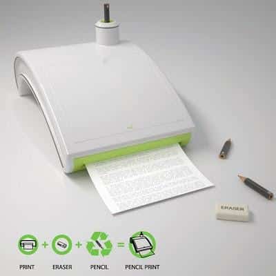 Impressora verde engole seus lápis no lugar de tinta 20100209163730