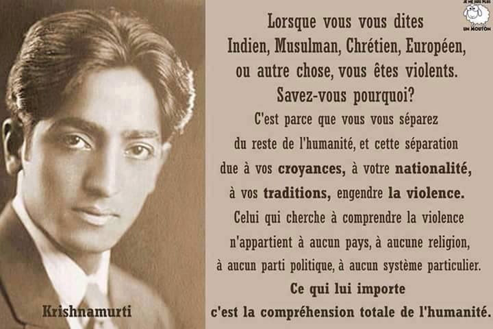 Bonjour - Page 31 Krishnamurti