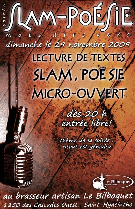 29 novembre au Bilboquet de Saint-Hyacinthe Slam%2029%20nov