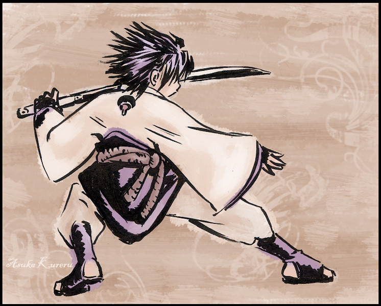 Regarde une feuille de personnage Sasuke___Ink_Samurai_by_askerian