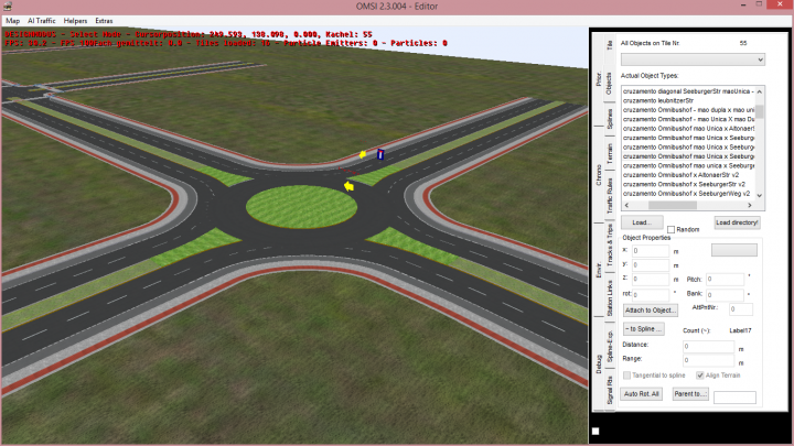 Pack de splines e cruzamentos – versão 2 – agora com piso tátil Screenshot-105