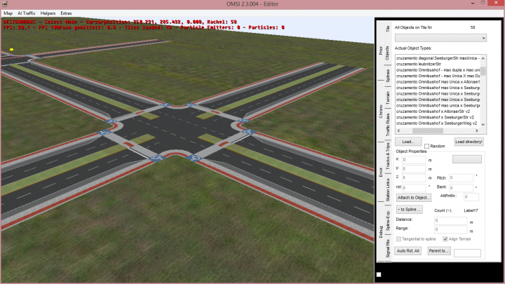 Pack de splines e cruzamentos – versão 2 – agora com piso tátil Screenshot-106