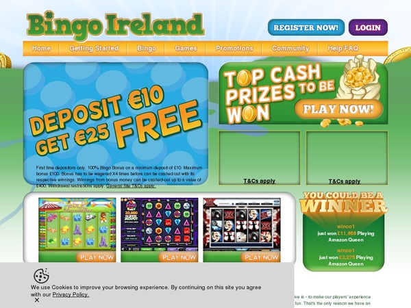 Bingoireland Gutscheincode Bingoireland-Gutscheincode