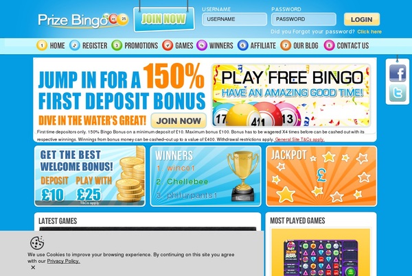 Prize Bingo Euros No Deposit Prize-Bingo-Euros-No-Deposit