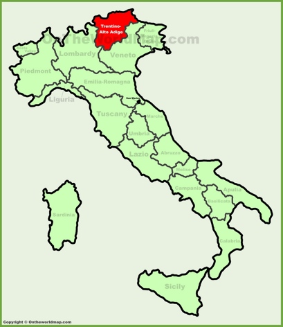 Izgubiti Bosnu, Hercegovinu, Boku, Istru, Dalmaciju! Hrvati su šlampava nacija. Trentino-alto-adige-location-on-the-italy-map-min