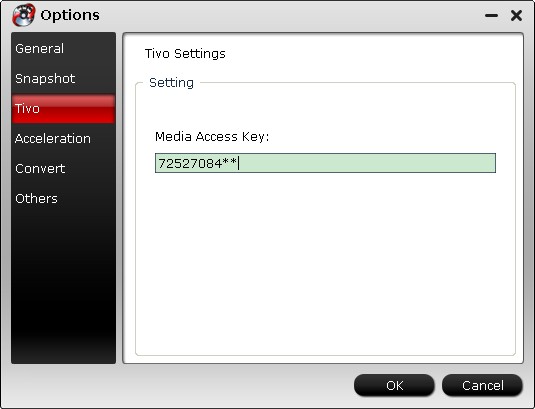 Get a Audio Extractor to extract audio from video for Audio Player Video-to-audio-tivo-setting