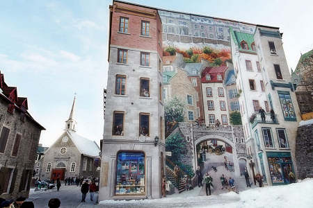 Peinture trompe l'oeil Quebeclarge2