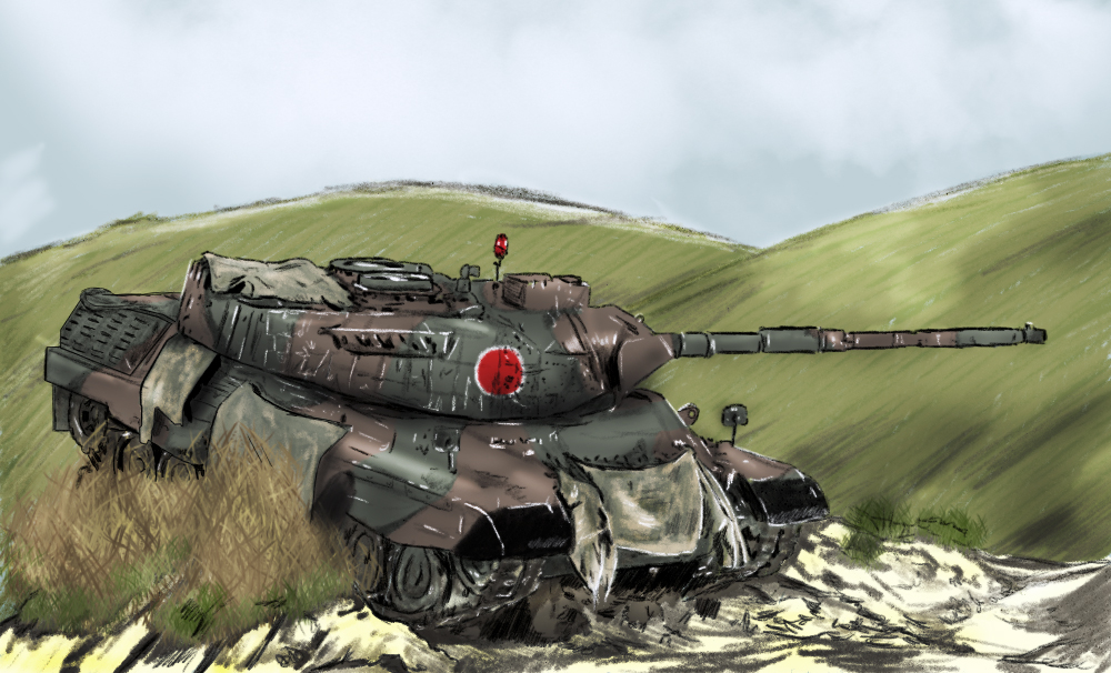 Les illustrations uchroniques de Thomas Jgsdf_leopard1a5_by_qsec-d7thkec