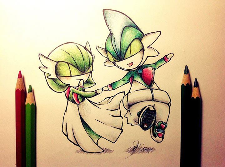 Votre/Vos artiste(s) préféré(s) Couple_of_ralts_by_zephvee-d6e9rlq