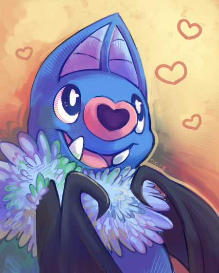 Je garde, je relâche, je tue un Pokémon - Page 2 Swoobat_by_orcacookie-d52r333