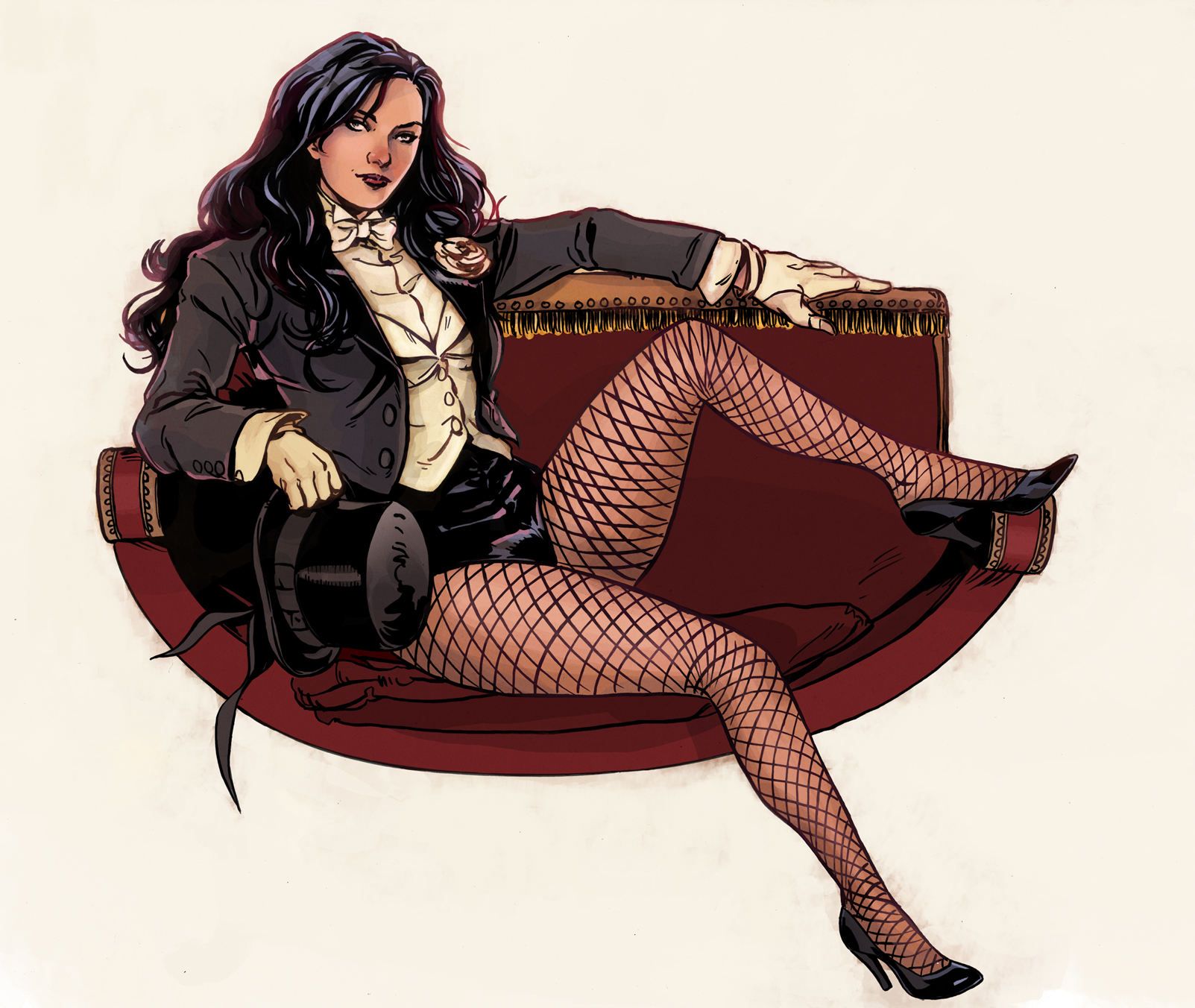 Survivor Super-héros - Page 2 Zatanna_commission_full_colour_by_monkeymarc-d3f9lqh