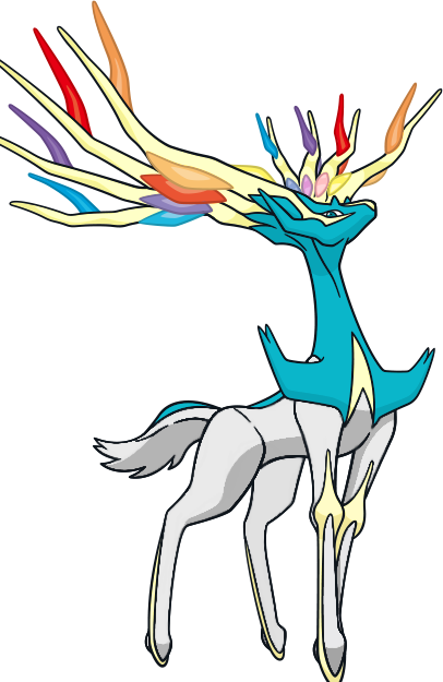 Attention ! Ça explose !! Shiny_xerneas_dream_world_art_by_trainerparshen-d77e9oi