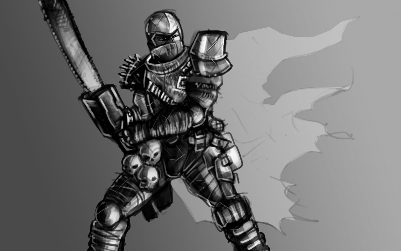 Il tue des gens et ça le rend fier, c'est un genre de fou Chainsaw_knight_by_bored_drawfriend-daem57b