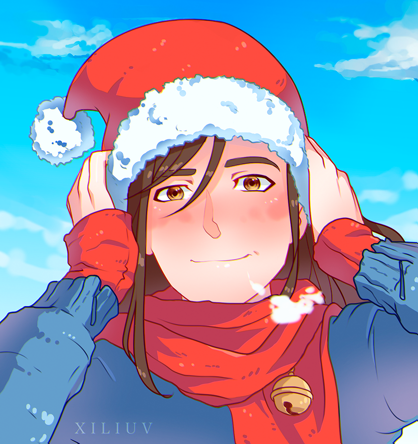 Talonsito Navideño >w< Xmas_talon_by_xiliuv-dargpe6