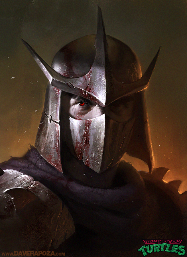 Les beaux artworks du web The_shredder_by_davidrapozaart-d3cc3qk