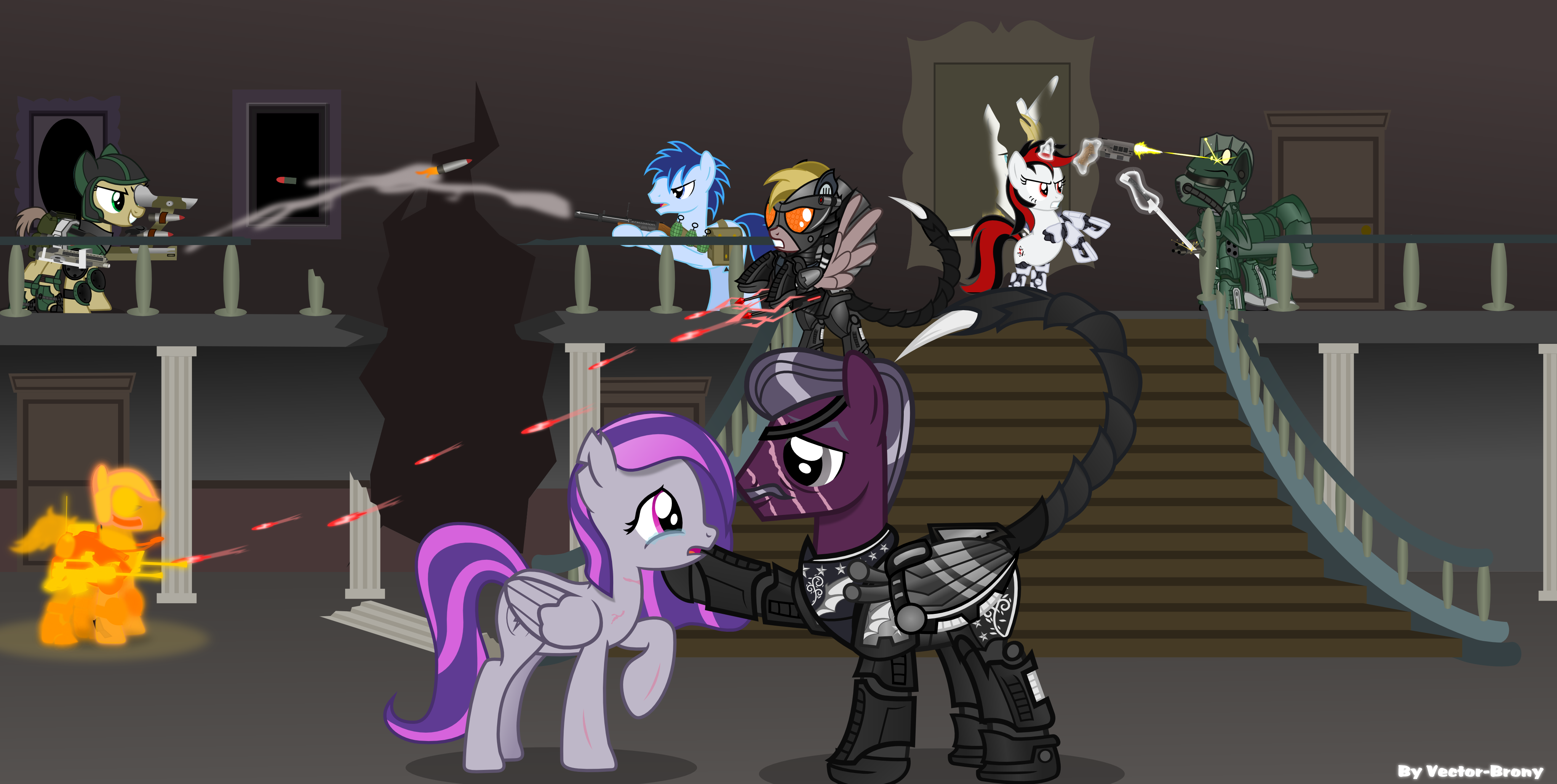 [GRIMDARK] Fallout Equestria: Project Horizons Discussion - Page 13 Lovers_reunited_by_vector_brony-d9pfbrm