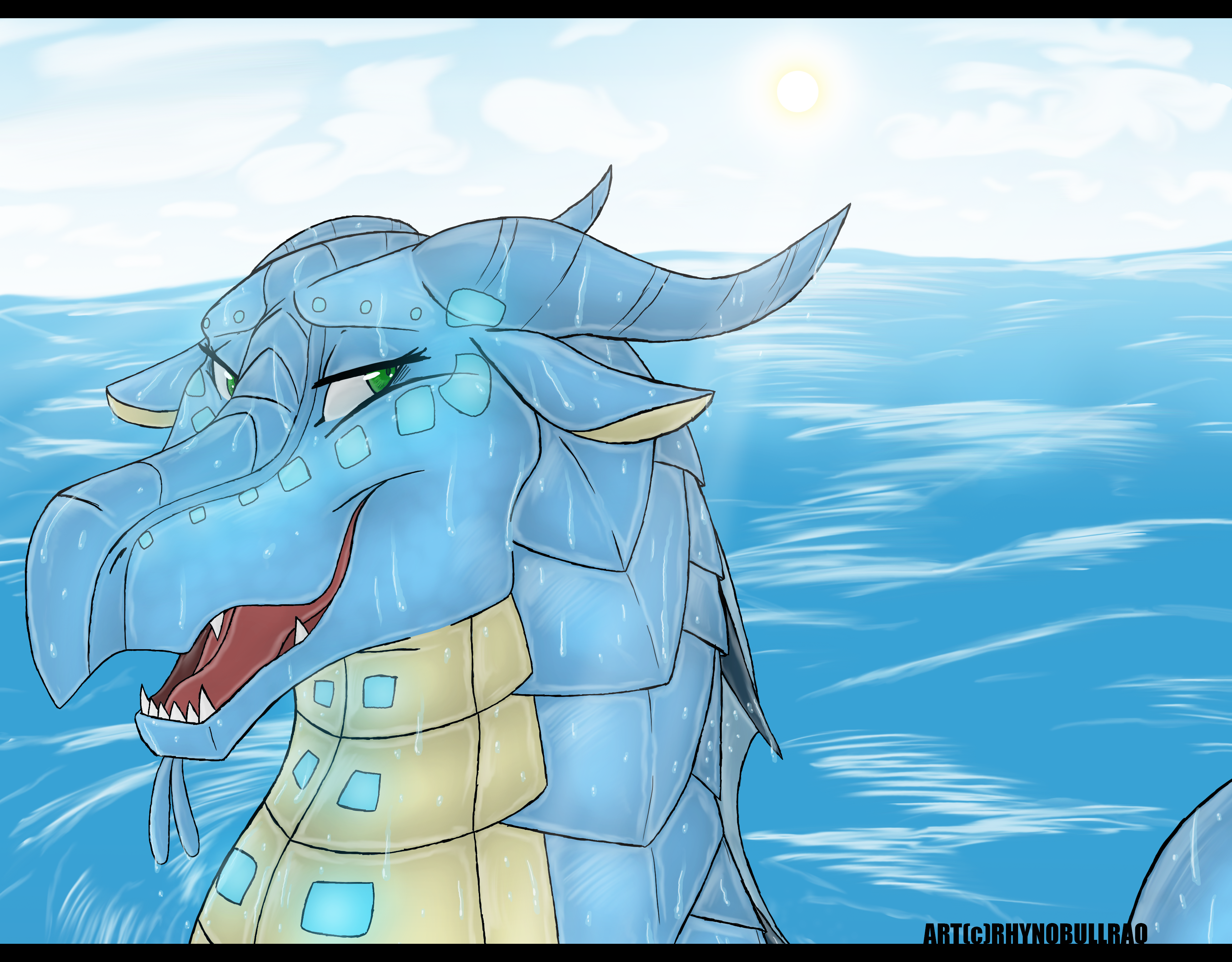 Description du dragon - Turquoise Out_for_a_swim_by_rhynobullraq-d8a493m