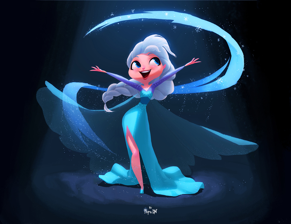 Fan-arts de La Reine des Neiges (trouvés sur internet) - Page 29 Let_it_go__by_pepe_navarro-d6y4ey5