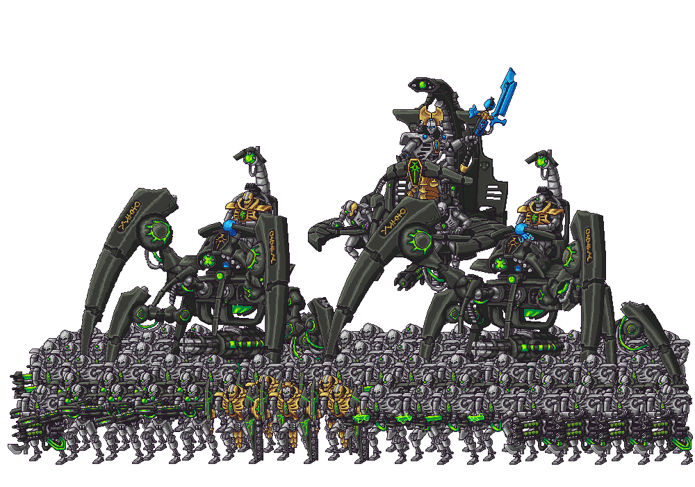 [W40K] Collection d'images : Warhammer 40K divers et inclassables - Page 9 Pixel_tomb_march_by_steeljoe-db4dl8c
