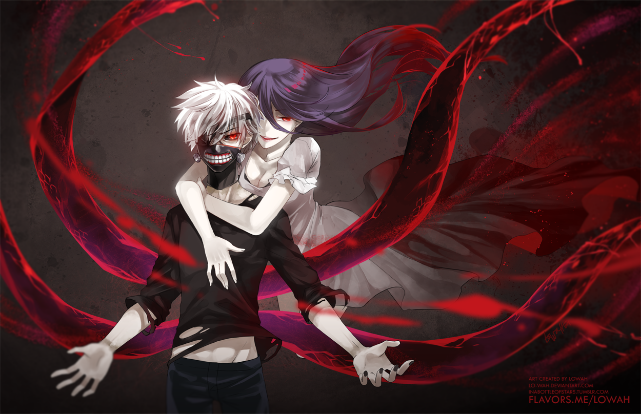 هنآك منآ من آعتبر القتل هوآيهة ..  Tokyo_ghoul_by_lo_wah-d864lyq