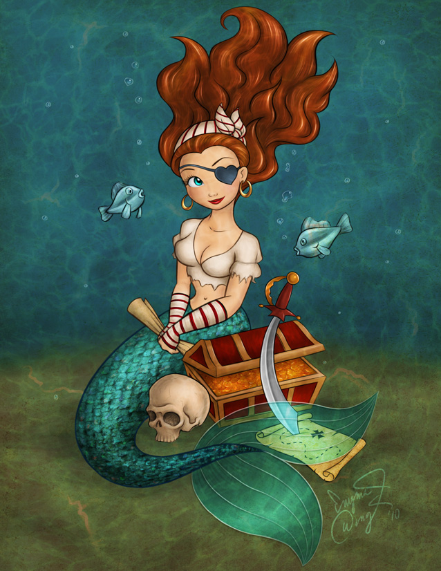 ******  SIRENAS  ****** - Página 4 Mermaid_pirate_by_enigmawing