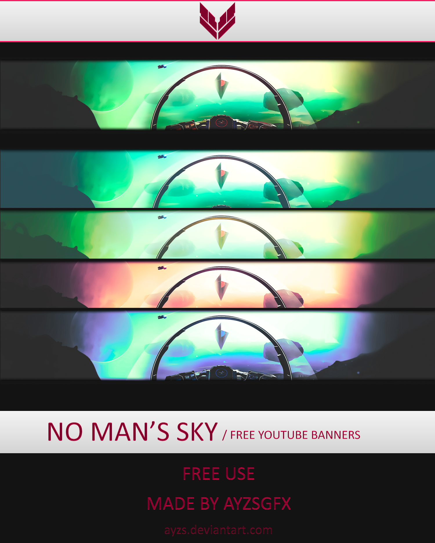 No Man's Sky [Free Banner Template] Preview_by_ayzs-dafnh1b