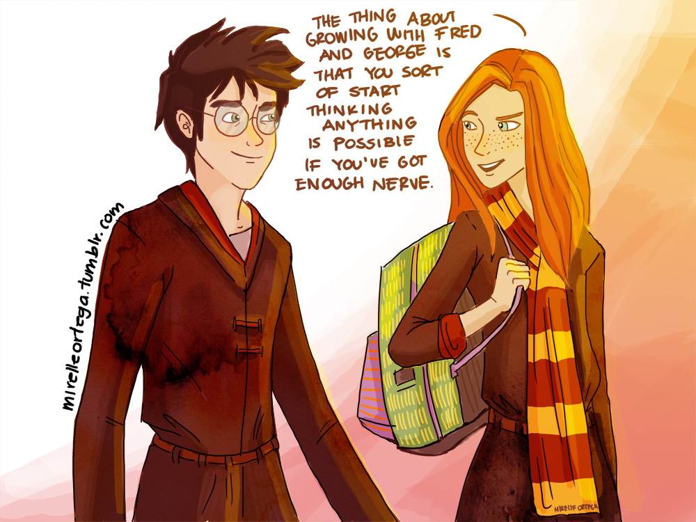 Jeu des dessins HP! ^^ - Page 17 Ginny_and_harry_mirelle_by_illustrationrookie-d6m5d7i