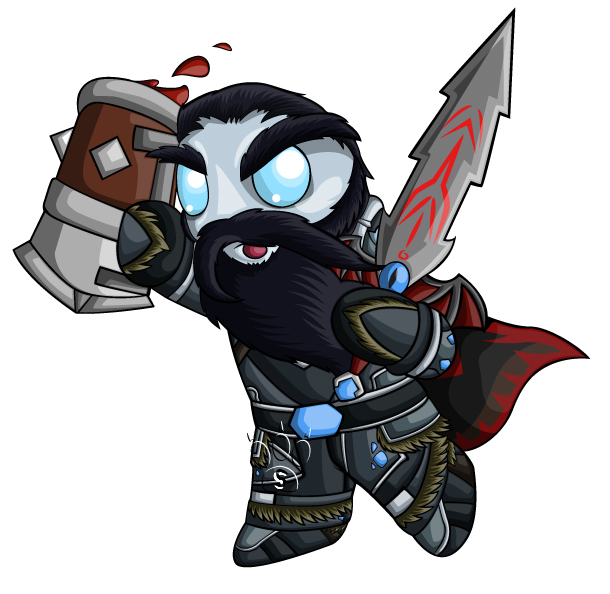 Regarde une feuille de personnage Death_knight_chibis___dwarf_by_redpawfigurines