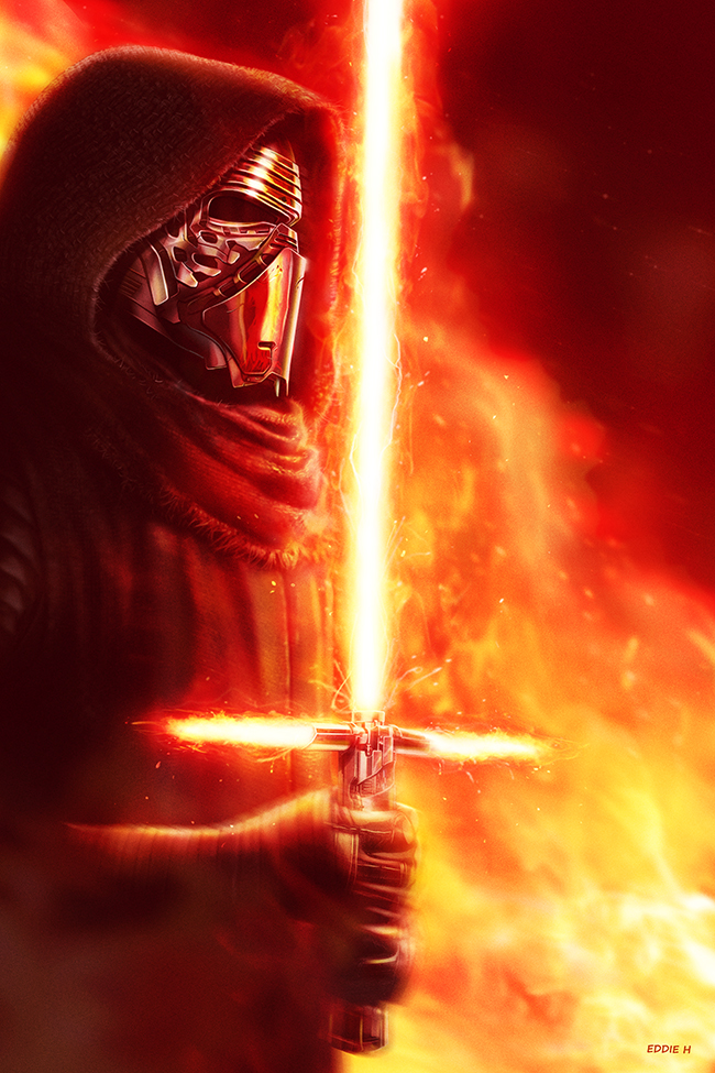 Star Wars Episode 7 - Page 8 Kylo_ren_by_eddieholly-d8qqf4g