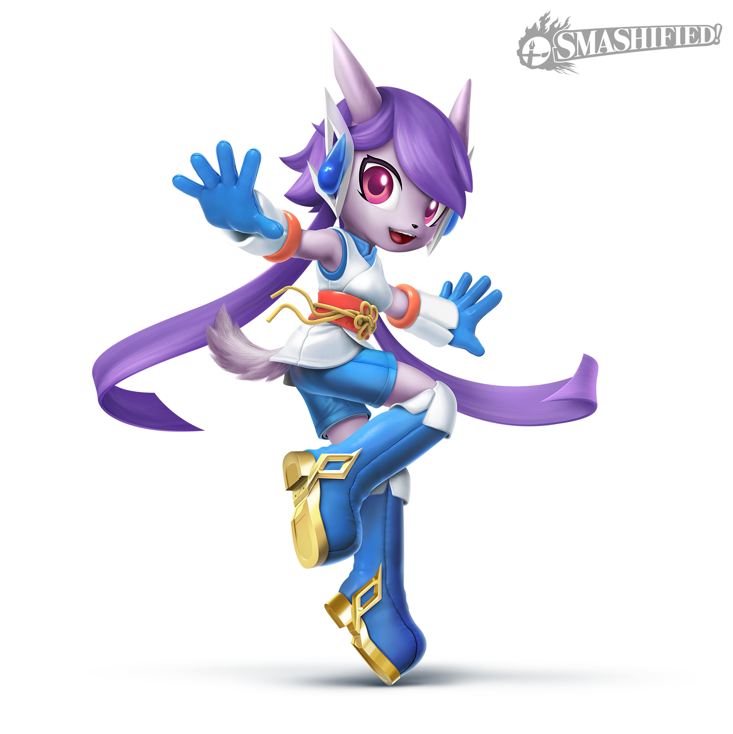 Sash Lilac (Freedom Planet) Discussion: Cyclone into the Action Lilac_smashified_transparent_by_hextupleyoodot-d9q5ebw