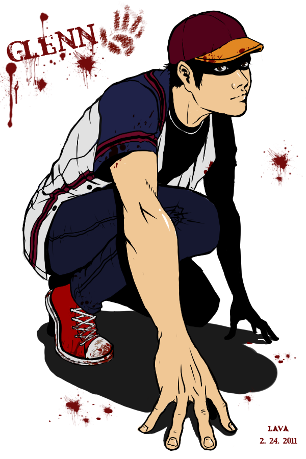 TWD Fan Arts - Page 5 The_walking_dead_glenn_by_kimlava-d3ao0r5