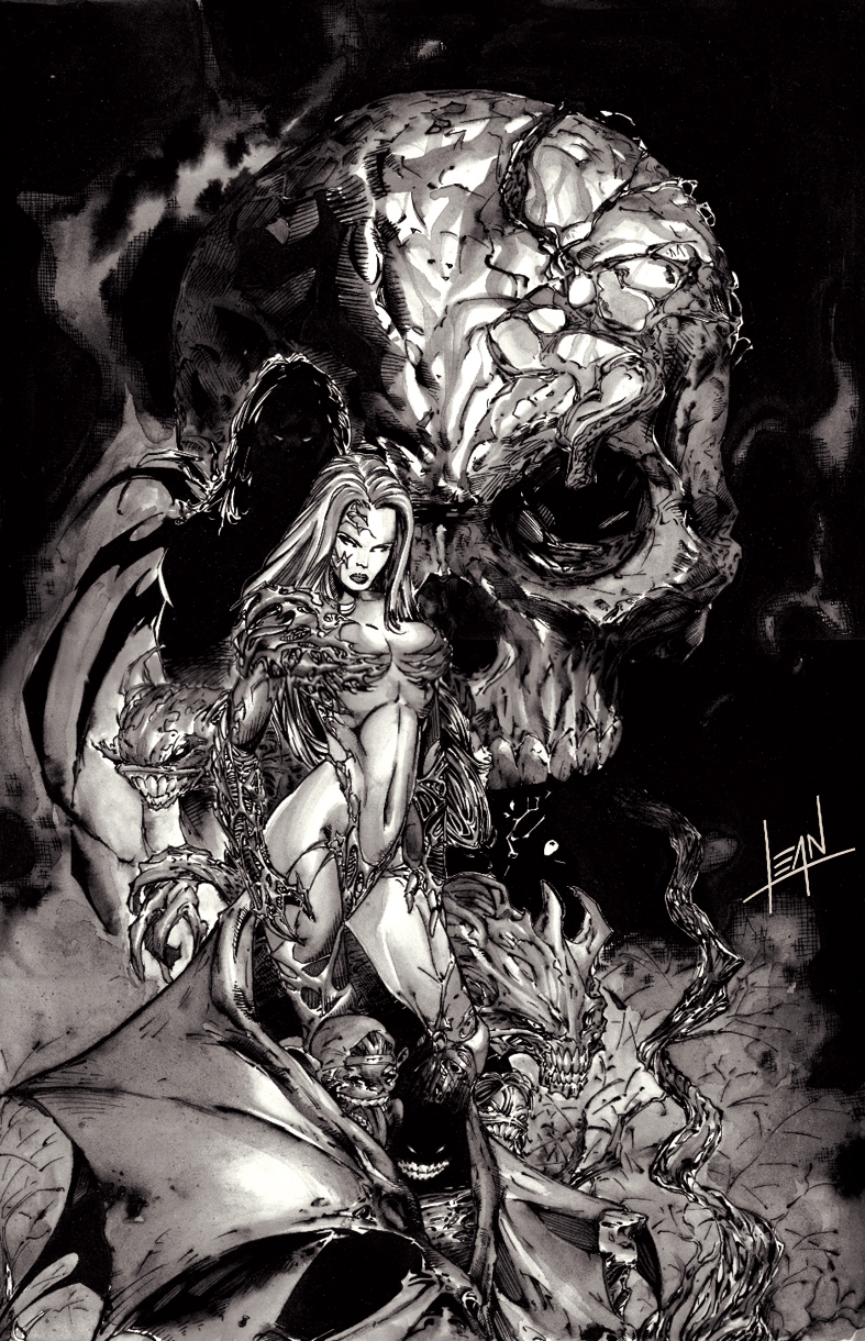 [RANKING DESENHISTAS] - Primeiras 98 posições - Página 17 The_darkness_and_witchblade_by_alvesan-d4vskkq