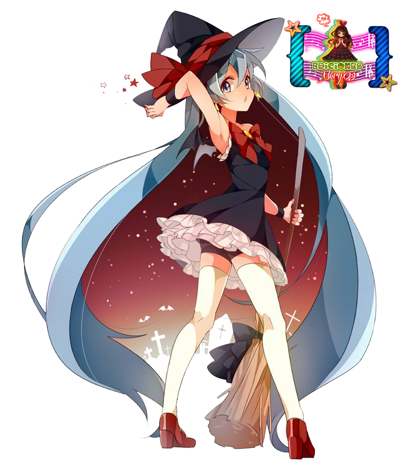 موسوعة ملحقات الفوتوشوب{الجزء الأول}|~ Miku_witch__render__by_maryx23kagurasan-d6tnt39