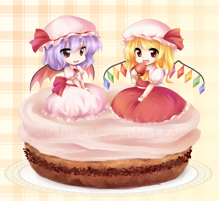 Feliz Cumple Orphen Or.Warm / Nighford / Kirisame / X / laweaquesea aka Zera Remi_and_flandre_cake_by_yolichan-d4zaeog