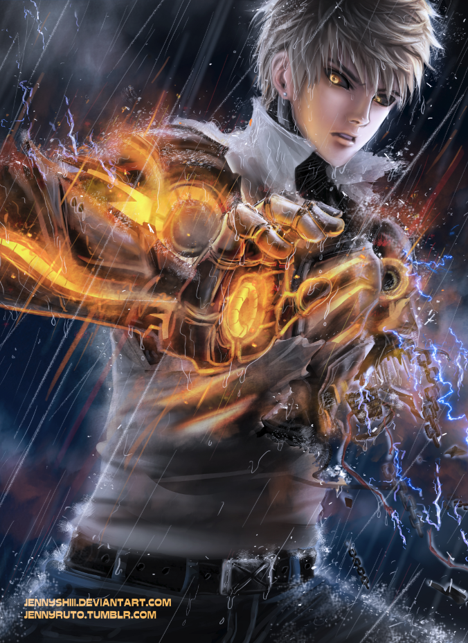 Genos - Trekere de la camorrilla One_punch_man___genos_by_jennyshiii-d9sdh53