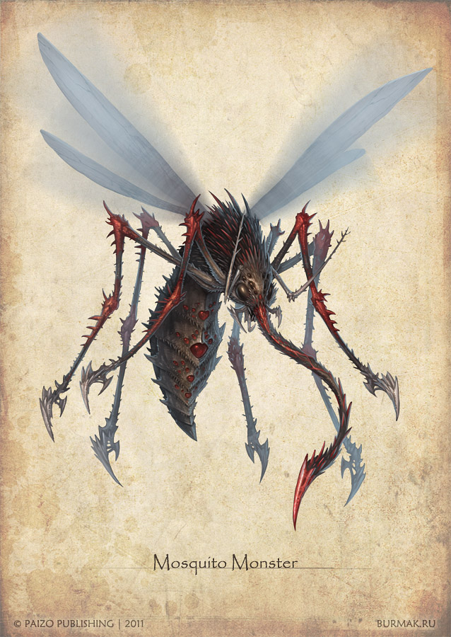 Entrenamiento de Tecnica: Bakuhatsu no In-Yan! Paizo_monster___mosquito_monster_by_devburmak-d4estzm