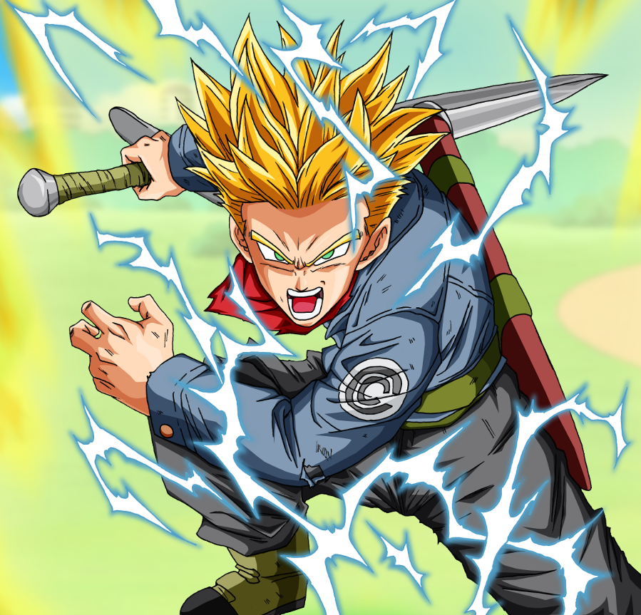 Crescent Moon Style; Auric Variant Trunks_super_saiyan_2_full_power_dragon_ball_super_by_bl_sama-daf5u1n