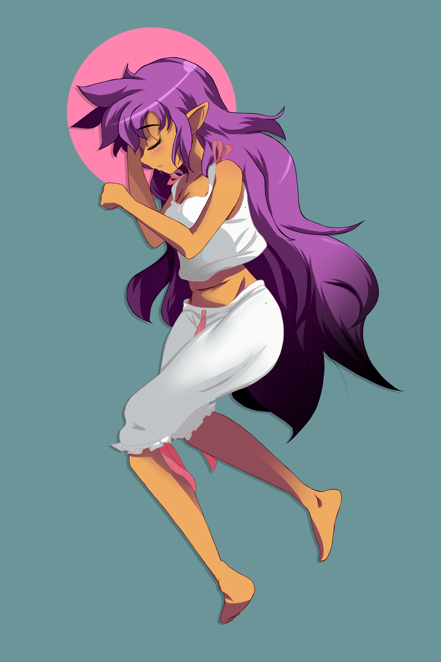 Jasmine Deha  _fa__shantae_sleep_by_stalemeat-d96m29a