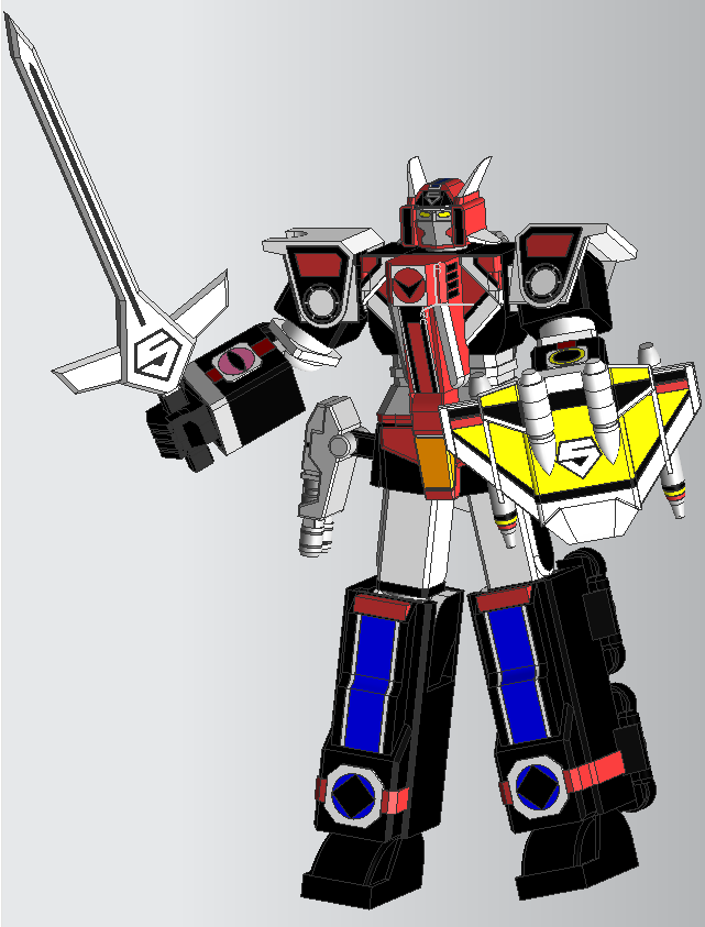 3D custom : Chojuu Sentai Liveman Mechas ( a clore merci) Gattai_five_cross_great_five_by_quester_dragon-d52q1d5