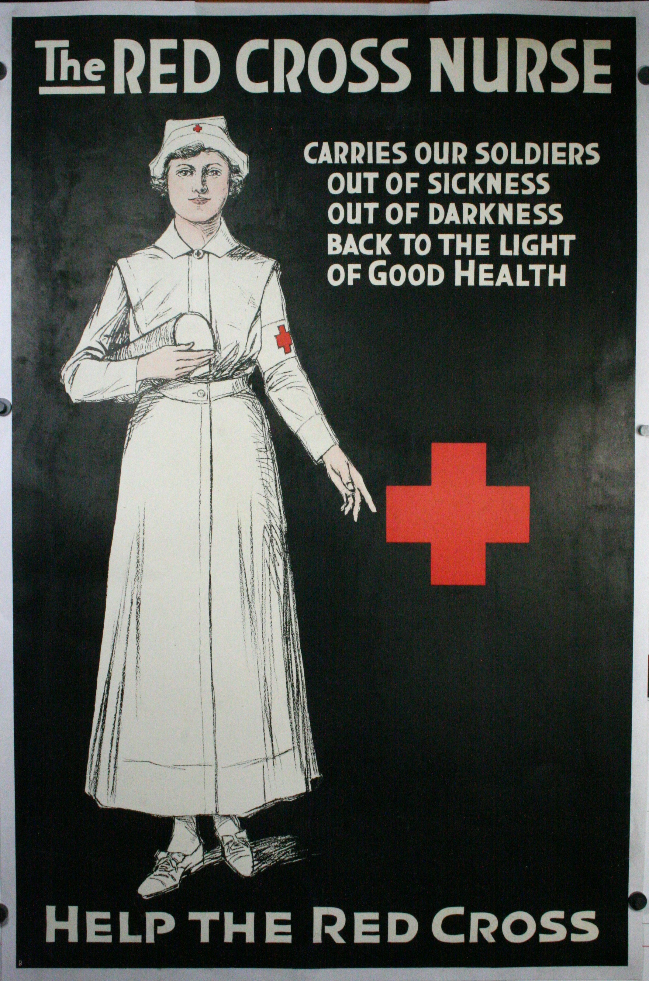 Propagandni posteri u ratu Red-Cross-nurse-LB