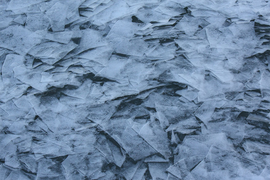 Khung cảnh băng tan kỳ lạ tại hồ Michigan của Mỹ Bang-gia-michigan-11
