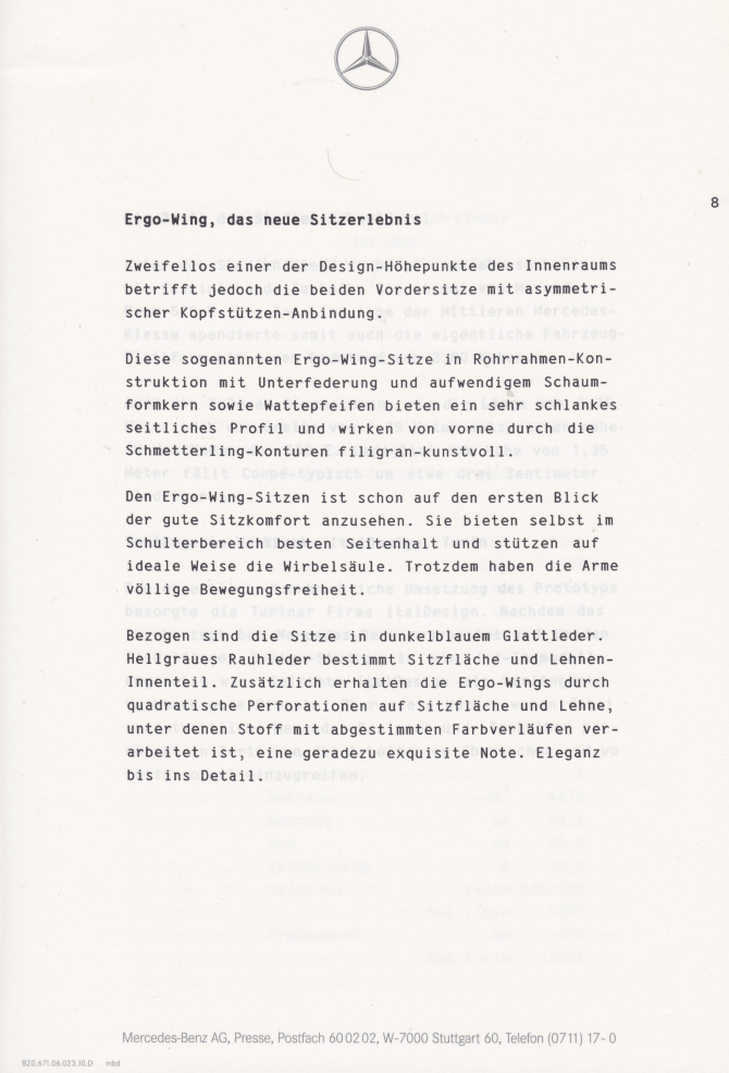 (C208): Brochura - estudos do conceito 1993 - alemão 009