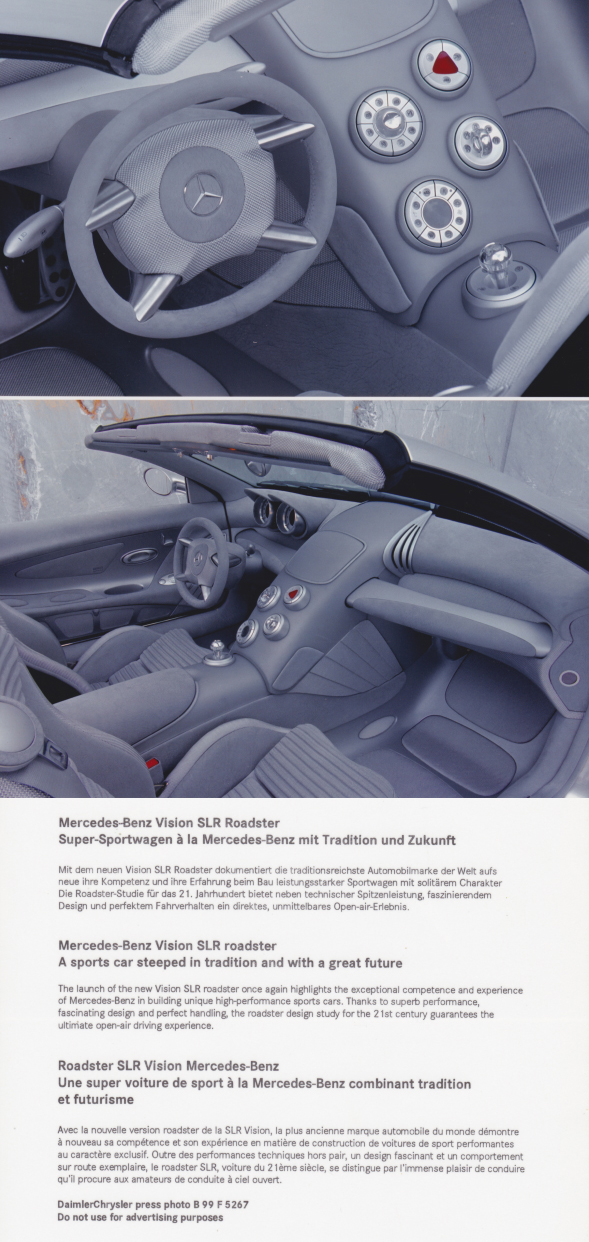 (C199): Press release SLR Roadster 1999 - alemão 027