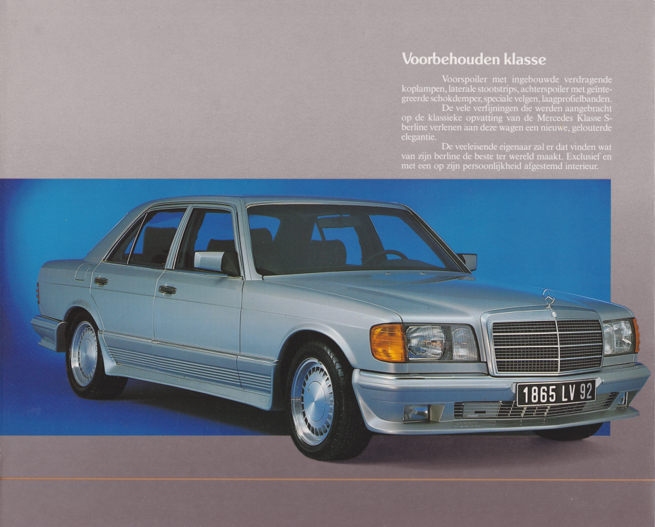 (Carat Duchatalet): Catálogo Mercedes-Benz 1985 - neerlandês 009