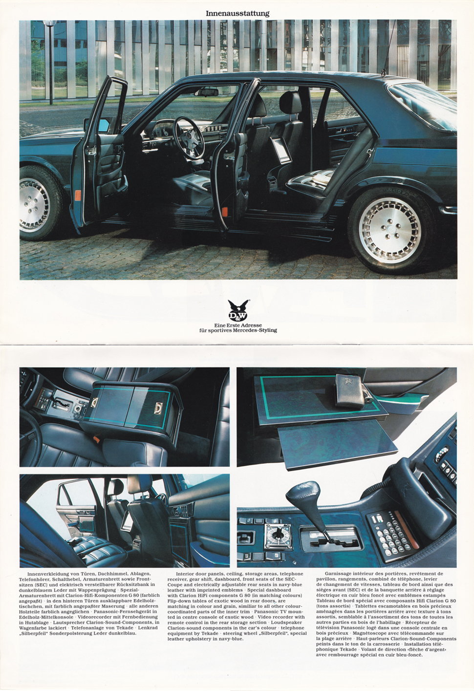 (D&W): Catálogo linha Mercedes-Benz 1983 - alemão 012