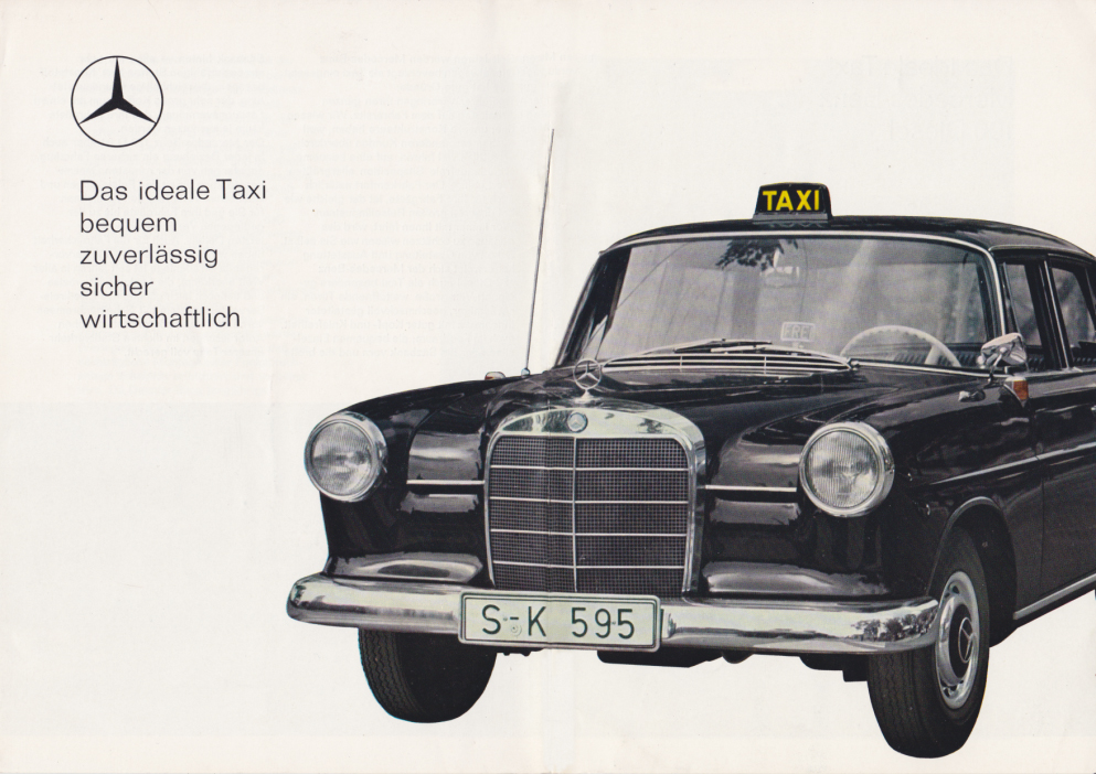 (CATÁLOGO): W110 - 190D Táxi - 1964 001