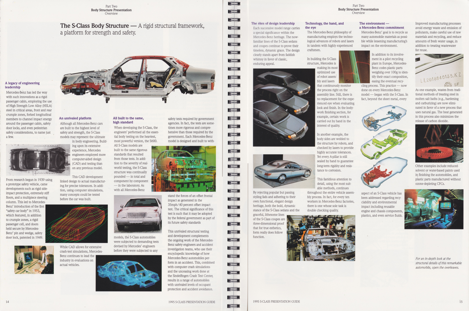 (W140): Catálogo 1995 USA - inglês 009